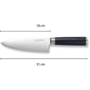 Produktbild für Kochmesser Echtwerk Damaszner EW-DM-0310, mit Pakkaholzgriff