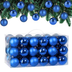 Weihnachtskugeln Deuba 102110, blau