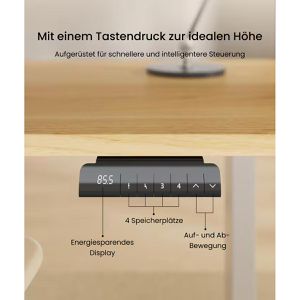Produktbild für Schreibtischgestell FlexiSpot E1W-Pro, 4 Memoryspeicher