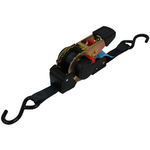 Produktbild für Spanngurt Trutzholm schwarz, mit S-Haken &amp; Ratsche