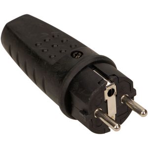 Produktbild für Schutzkontaktstecker Orno AE-1315, schwarz