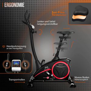 Produktbild für Ergometer Christopeit AL 2, 9 kg Schwungmasse, Upright-Bike