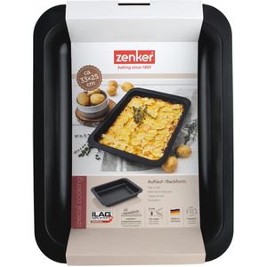 Produktbild für Auflaufform Zenker SpecialCooking Ofenform, schwarz, aus Stahl