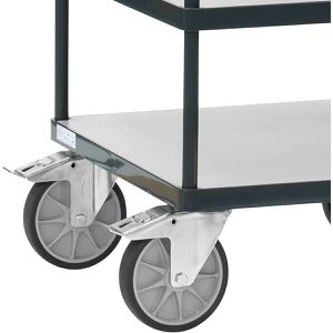 Produktbild für Tischwagen Fetra 2417-7016 Grey Edition, aus Metall &amp; Holz