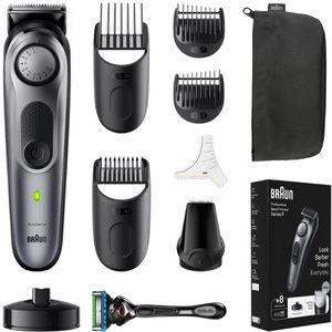 Produktbild für Barttrimmer Braun Series 7, BT7420, silber