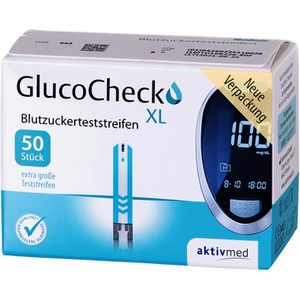 Produktbild für Blutzuckerteststreifen Aktivmed GlucoCheck XL