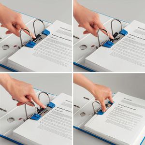 Produktbild für Taschenlocher Leitz 1728-61-89, Active, dunkelgrau