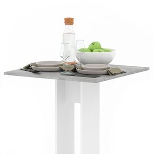 Produktbild für Esstisch Vicco Ewert, 88702, beton / weiß