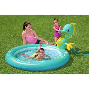 Produktbild für Planschbecken Bestway Seepferdchen 53114, mit Wassersprinkler
