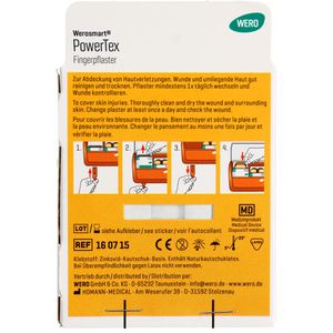 Produktbild für Pflaster Wero PowerTex Fingerpflaster, 30 Strips