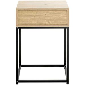 Produktbild für Konsolentisch Haku-Möbel 52483, schwarz / eiche