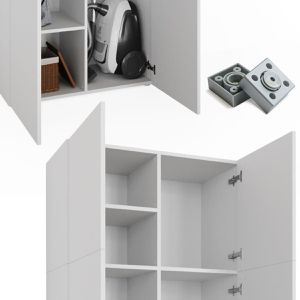 Produktbild für Mehrzweckschrank Vicco Ingo, weiß