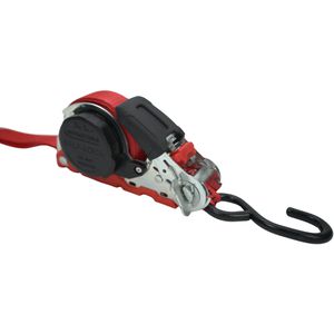 Produktbild für Spanngurt Dolezych DoMatik 25, rot, mit S-Haken &amp; Ratsche
