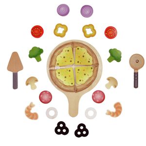 Produktbild für Kinderküchen-Zubehör Hape Pizza-Set