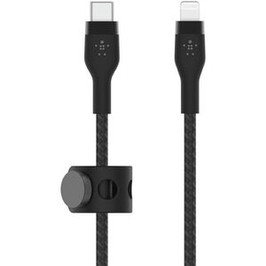Ladekabel Belkin BoostCharge Pro Flex, schwarz, 1m