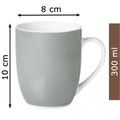 Zusatzbild Kaffeebecher Van-Well Vario grau, 300ml