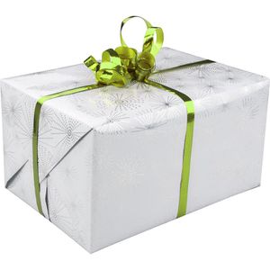 Produktbild für Geschenkband Präsent Mexico, apfelgrün metallic