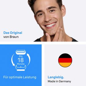 Produktbild für Scherkopf Braun 32B Ersatzscherteil, schwarz