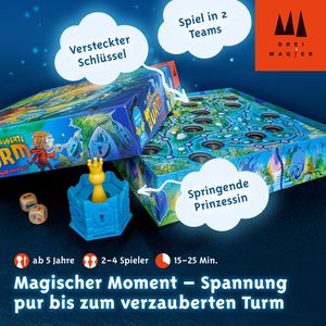 Produktbild für Brettspiel Drei-Magier 40867, Der verzauberte Turm