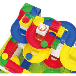 Produktbild für Murmelbahn HUBELINO 420572 Baukasten maxi