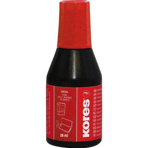 Stempelfarbe Kores SF71308, wasserbasiert, rot