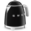 Wasserkocher Smeg KLF05BLEU 50er Retro Style 0,8 Liter, 1400 Watt, Kunststoffgehäuse, schwarz