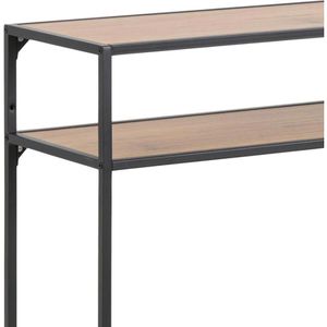 Produktbild für Konsolentisch AC-Design Seaford, schwarz / wildeiche
