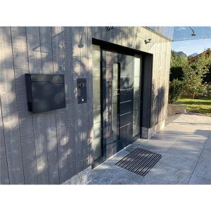 Produktbild für Briefkasten Metzler Hoffmann, anthrazit, aus Stahl