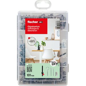 Produktbild für Schrauben-Dübel-Set Fischer 513892, EasyDIY Box