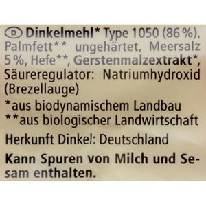Produktbild für Salzbrezeln Alnatura Dinkel Mini Brezeln demeter, BIO