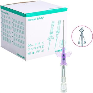 Produktbild für Kanülen B.Braun Introcan Safety-W PUR, 50 Stück
