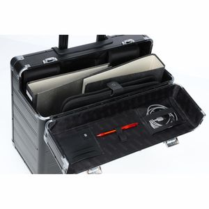Produktbild für Pilotenkoffer Alumaxx Discovery 45166, schwarz, 35 Liter