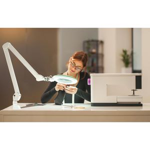 Produktbild für Lupenleuchte Lumeno Lambda M LED, mit Tischklemme