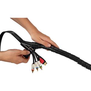 Produktbild für Kabelschlauch Hama 220996, schwarz