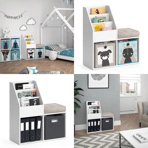 Produktbild für Bücherregal Vicco Luigi Mini, weiß