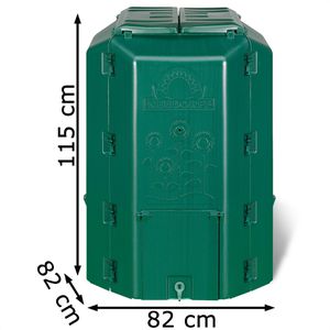 Produktbild für Komposter Neudorff DuoTherm, grün, aus Kunststoff