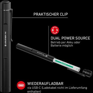 Produktbild für Taschenlampe Ledlenser P4R, LED, aufladbar