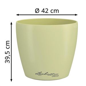 Produktbild für Übertopf Lechuza-DECO 43, linde, Ø 42 x 40 cm