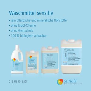 Produktbild für Waschmittel Sonett Sensitiv DE5017, hypoallergen