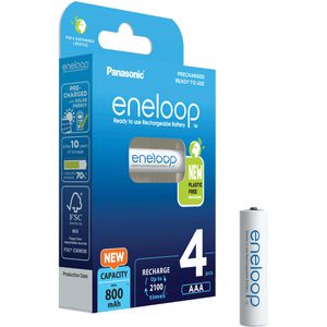 Produktbild für Akku Panasonic Eneloop BK-4MCDE, 1,2 V, 800 mAh