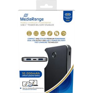 Produktbild für Powerbank MediaRange MR753, 10000mAh