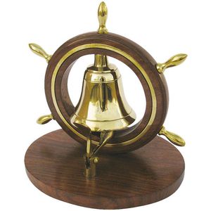 Tischglocke SEA-CLUB Steuerrad, 9310, gold