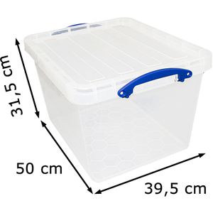 Produktbild für Aufbewahrungsbox Really-Useful-Box 40C-PK3, 40L