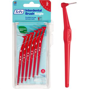 Interdentalbürsten TePe Angle Rot, ISO-Größe 2