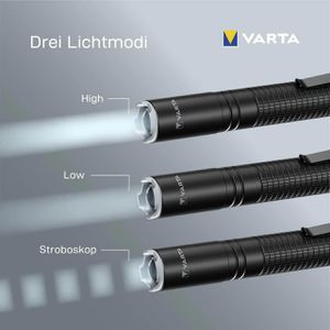 Produktbild für Taschenlampe Varta Aluminium F10 Pro LED, Batterie