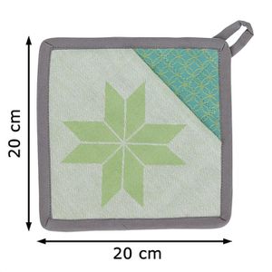 Produktbild für Topflappen Kela Carla Blume 12270, Baumwolle