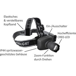 Produktbild für Stirnlampe Eaxus 90800 LED, mit Batterie