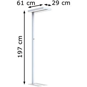 Produktbild für Stehlampe Rolf-Kern Smart Pro, LED, weiß, 197 cm