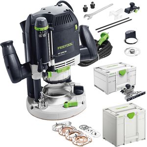Produktbild für Oberfräse Festool OF 2200 EB-Set, Netzbetrieb, 2200 W