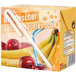 Produktbild für Saft Durstlöscher Banane-Sauerkirsche